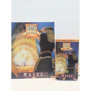 The Animated Stories Bible  Moses Vhs Tape Activity Book
